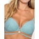 Бюстгальтер балконет пуш-ап Nipplex HELADIA P-UP, Цвет: бирюза, Размеры: 65E