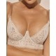 Мягкий кружевной бюстгальтер Kinga 1158-SC COCO экрю, Цвет: экрю, Размеры: 85C