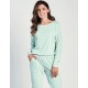 Махровая пижама с брюками Taro 3243 JESSIE, Цвет: ментол, Размеры: XL