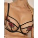 Бюстгальтер с мягкой чашкой Kinga 1140-SC NAKED, Цвет: черный+красный, Размеры: 90C