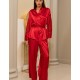 Шёлковый костюм тройка Mia-Amore MARJORY 3966 красный, Цвет: красный, Размеры: M