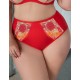 Трусы высокие Kris Line SWEETHEART briefs high waist, Цвет: красный+оранжевый, Размеры: M