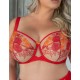 Бюстгальтер с мягкой чашкой Kris Line SWEETHEART soft full cup, Цвет: красный+оранжевый, Размеры: 100D