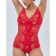 Боди из сетки и кружева Alles ADORE Body Red, Цвет: красный, Размеры: XL