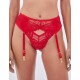 Пояс для чулок Alles ADORE Garter Belt Red, Цвет: красный, Размеры: S