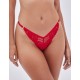 Кружевные стринги Alles ADORE stringi Red, Цвет: красный, Размеры: S