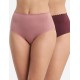 Набор хлопковых трусов Dim BODY TOUCH 0DFP (2 шт) розовый и бордовый, Цвет: розовый/бордовый, Размеры: S/M