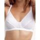 Кружевной бюстгальтер без косточек Dim DAILY DENTELLE 0DFF белый, Цвет: белый, Размеры: 70B