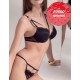 Комплект Lormar BOUNDAGE Bon52626 ОЗ25 супер пуш-ап стринги rosso, Цвет: rosso (красный), Размеры: 70B