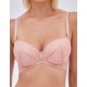 Бюстгальтер пуш-ап Alles NUDE ROSE 01 P-UP, Цвет: пудра, Размеры: 65F