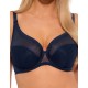 Бюстгальтер полумягкий Gaia 1058 SONIA PU темно-синий, Цвет: темно-синий, Размеры: 80B