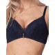 Бюстгальтер пуш-ап без косточек Mefemi SIMONE Super P-UP индиго, Цвет: индиго, Размеры: 85C Бюстгальтер пуш-ап без косточек Mefemi SIMONE Super P-UP индиго, Цвет: индиго, Размеры: 85C