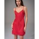Сорочка короткая атласная Mia-Amore JOANNA 7310 красный, Цвет: красный, Размеры: M