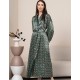 Длинный халат из шелка Mia-Amore BERGAMO 4389, Цвет: мультицвет, Размеры: 2XL/3XL