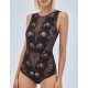 Кружевное боди Alles BOUDOIR Body black, Цвет: черный, Размеры: S