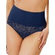 Корректирующие трусы с кружевом Maidenform DM0051 LC синий, Цвет: синий, Размеры: M Корректирующие трусы с кружевом Maidenform DM0051 LC синий, Цвет: синий, Размеры: M
