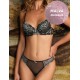Комплект Sielei FLOWER LACE 76327 балконет + бразилиана malva, Цвет: malva (лиловый), Размеры: 75B