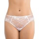 Кружевные трусы бразилиана Amelie MICROLACE 8028-3 белый, Цвет: белый, Размеры: M