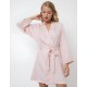 Светло-розовый халат-кимоно Aruelle AARA, Цвет: светло-розовый, Размеры: XS