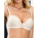 Бюстгальтер балконет пуш-ап Amelie POLINA 2010 кремовый, Цвет: кремовый, Размеры: 70A