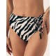 Трусы купальные высокие Esotiq 42386 ZIBRAZ черный/шампань, Цвет: черный/шампань, Размеры: S