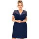 Сорочка из вискозы Donna LIVIA PLUS темно-синий, Цвет: темно-синий, Размеры: 3XL
