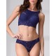 Комплект Lormar YOURBODY холтер+бразилиана You52316 blu lapis, Цвет: blu lapis (синий), Размеры: 80B