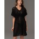 Ажурная туника для пляжа Mia-Amore SEYCHELLES 5384 черный, Цвет: черный, Размеры: S/M