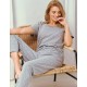 Женская пижама с брюками Taro 3325/3368 MEG, Цвет: серый, Размеры: L