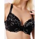 Бюстгальтер с вкладышами пуш-ап Elli 8040 черно-серебро, Цвет: черно-серебро, Размеры: 80C