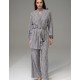 Комплект из жакета и брюк Mia-Amore DAMASK 5258, Цвет: серый, Размеры: 3XL