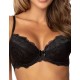 Кружевной бюстгальтер пуш-ап Orhideja 116-208 черный, Цвет: черный, Размеры: 70E
