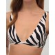 Чёрно-белый купальный лиф Ysabel Mora ANTAO 83052, Цвет: черный/белый, Размеры: 70B