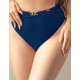 Плавки бразилиана Kris Line CALIFORNIA NAVY BLUE brasyliana high waist, Цвет: темно-синий, Размеры: L