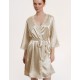Атласный халат-кимоно Mia-Mella JULIA CHARME 8733 айвори, Цвет: айвори, Размеры: S/M