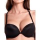 Бюстгальтер супер пуш-ап гель Lormar Double ULTRASHINE nero, Цвет: nero (черный), Размеры: 70B