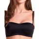 Бюстгальтер бандо без косточек Lormar FEEL nero, Цвет: nero (черный), Размеры: 70B