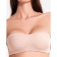 Бюстгальтер бандо без косточек Lormar FEEL talco, Цвет: talco (пудровый), Размеры: 85B