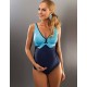 Купальник Aquarilla ADELAIDE темно-синий/голубой, Цвет: темно-синий/голубой, Размеры: S