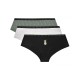 Комплект трусов Esotiq 37175 BEE-BEE (3 шт) черный/серый, Цвет: черный/серый, Размеры: L