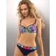 Купальник с пуш-ап Aquarilla 219 PERU мята/синий, Цвет: мята/синий, Размеры: M