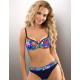 Купальник с пуш-ап Aquarilla 219 PERU синий, Цвет: синий, Размеры: M