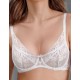 Мягкий кружевной бюстгальтер Amelie VERA 2523 белый, Цвет: белый, Размеры: 90D