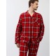 Пижама мужская из фланели Aruelle BENNY, Цвет: красный, Размеры: M