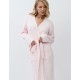 Мягкий халат с поясом Aruelle JESSICA, Цвет: светло-розовый, Размеры: M