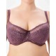 Кружевной бюстгальтер на поролоне Lina A 6086 крокус, Цвет: крокус, Размеры: 75F