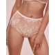 Кружевные высокие стринги Alles SUBLIME stringi beige, Цвет: бежевый, Размеры: S