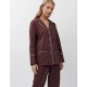 Пижама с брюками из хлопка Aruelle GEORGETTE, Цвет: бордовый, Размеры: L