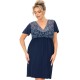Сорочка из вискозы Donna MELANIA nightdress PLUS dark blue, Цвет: темно-синий, Размеры: 3XL Сорочка из вискозы Donna MELANIA nightdress PLUS dark blue, Цвет: темно-синий, Размеры: 3XL