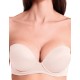Бюстгальтер супер пуш-ап Lormar Double Extra ULTRASHINE talco, Цвет: talco (пудровый), Размеры: 70B